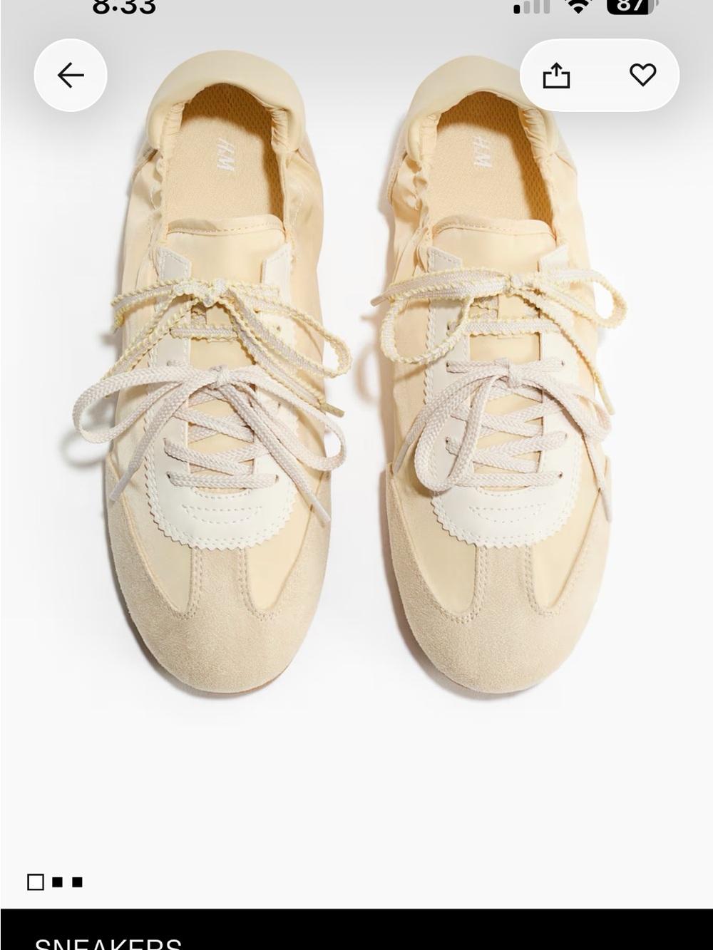 ISO H&M women’s nylon sneaker size 8 or 9!